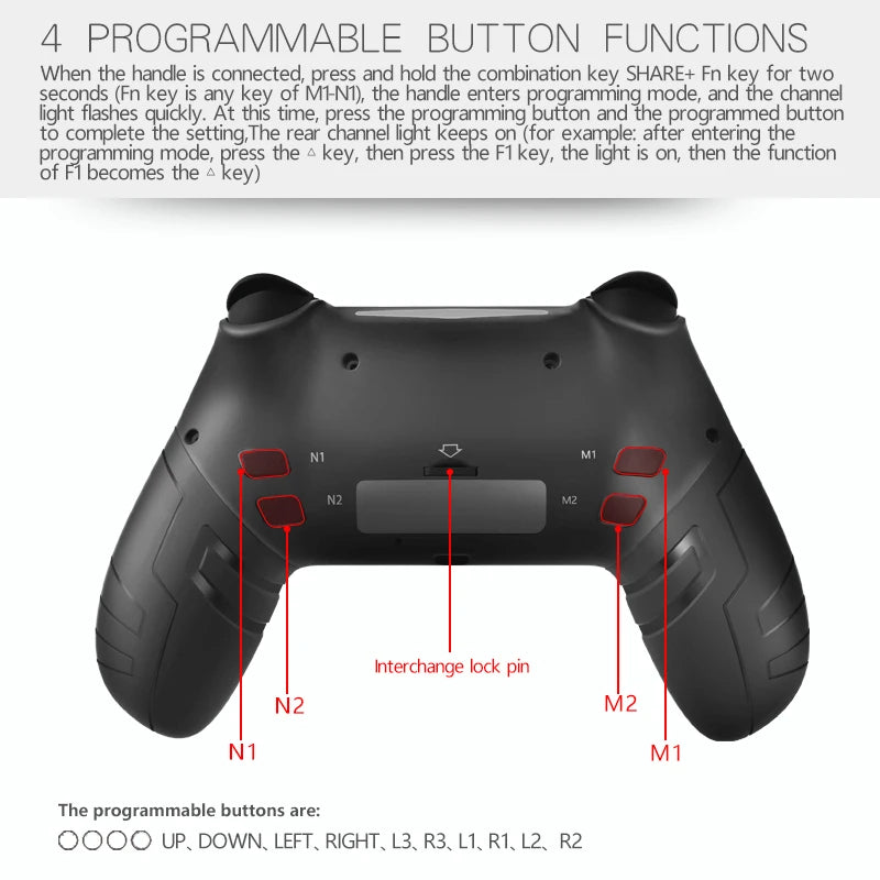 Wireless Bluetooth Controller – Compatible with PS4, PS3, PC, Android, TV & Mobile Gaming