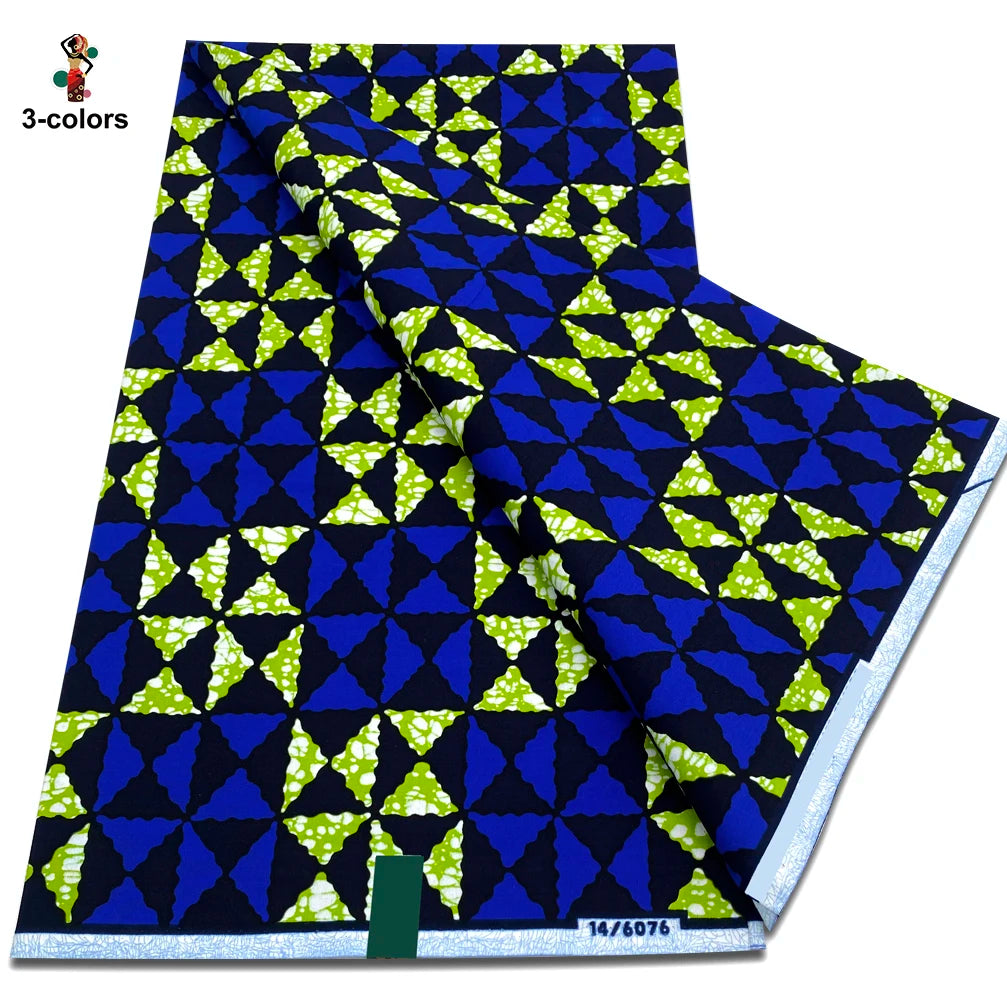 2026 African Ankara Wax Print Fabric - 100% Cotton Soft Dutch Hollandais Pagne for Dresses