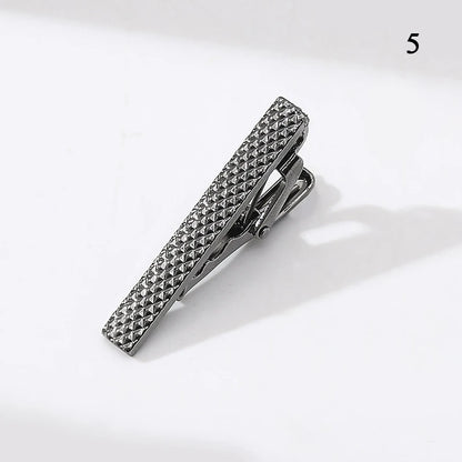 Men’s Fashion Tie Clip Pin - Metal Necktie Bar for Business, Wedding & Party Suit Accessories Gift
