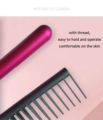 Dyson Airbag Hairbrush Styling Kit – Comb Set with Wide Tooth, Cylinder Comb & Massage Airbag for Curly Hair