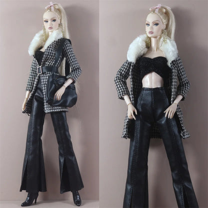 Handmade BABI Doll Clothes — Overcoat Outfit for 11.5-inch / 30cm BJD Dolls, Multiple Styles Gift for Doll Accessories