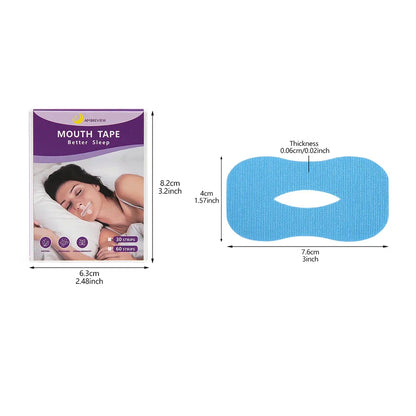 10/30Pcs Anti-Snoring Stickers – Breathing Improvement Patch for Children & Adults, Mouth Correction Orthosis Tape for Better Sleep