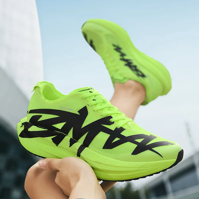 Men's & Women's Carbon Plate Running Shoes - Lightweight Marathon Training & Race Sneakers