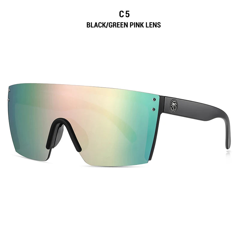 NEW Luxury Brand Mirrored Polarized Sunglasses — Men’s Sport Goggles with UV400 Protection & Case