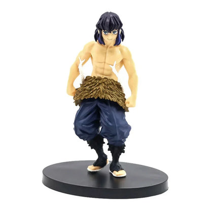 Anime Demon Slayer Kimetsu No Yaiba Action Figures – Tanjirou, Nezuko, Zenitsu & Inosuke PVC Model Toys