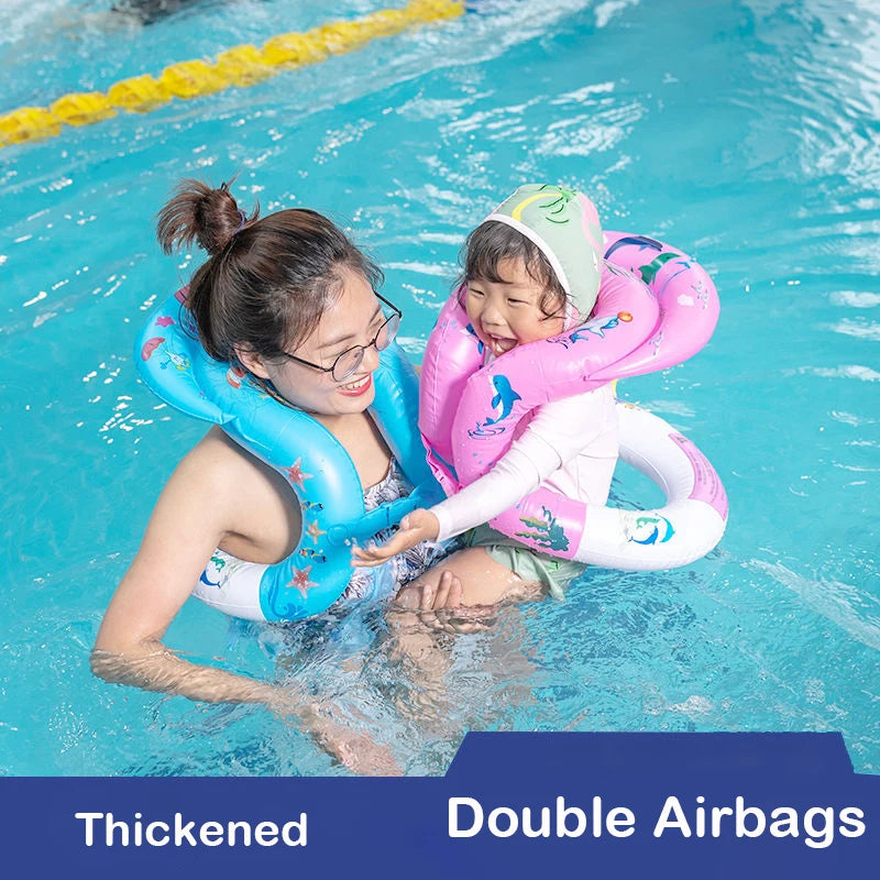 ROOXIN Baby Swim Vest - Inflatable Child Swim Ring, Swimming Tube for Kids, Pool Float Circle, Water Play Equipment