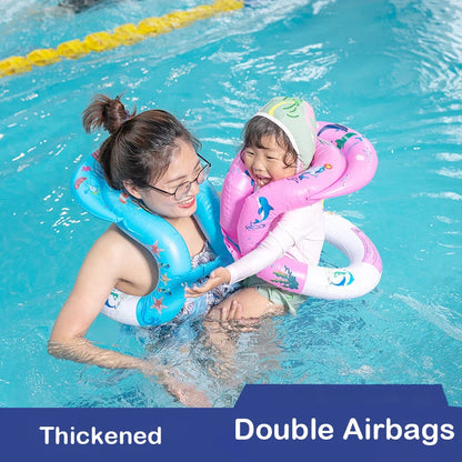 ROOXIN Baby Swim Vest - Inflatable Child Swim Ring, Swimming Tube for Kids, Pool Float Circle, Water Play Equipment