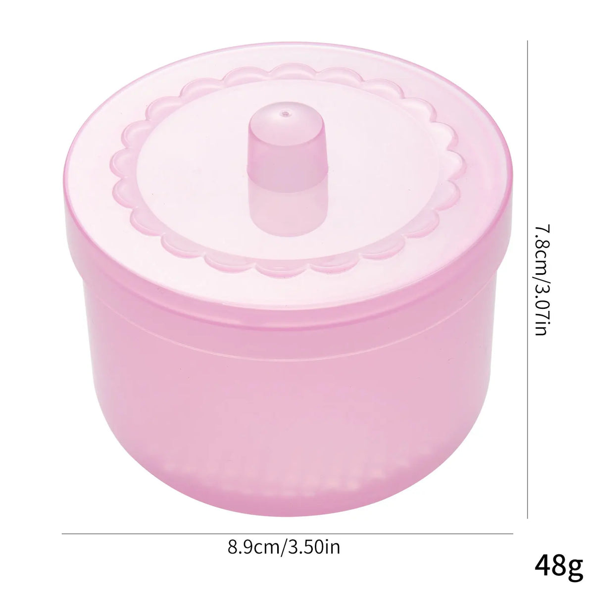 Nail Drill Bit Cleaning Box - Double-Layer Filtration Disinfection & Manicure Storage Case