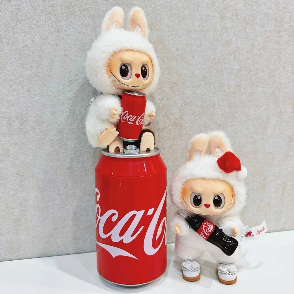 Monster Coca Cola Series Vinyl Doll – Labubu Action Figure Keychain Toy, New Year Surprise Gift for Kids