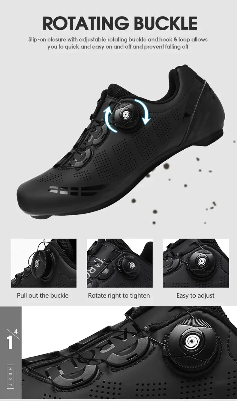 LiXingMing Road Cycling Shoes — Men & Women Racing Sneakers with SPD Cleats