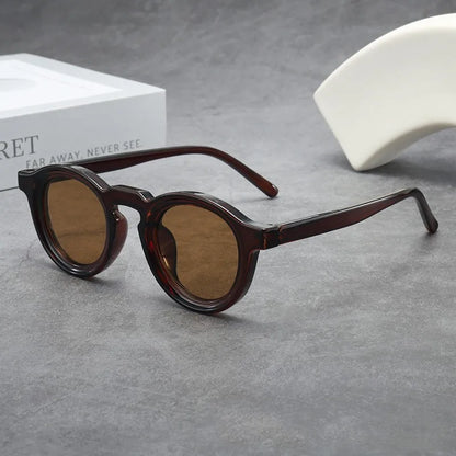 2025 Retro Round Small Frame Sunglasses — High-End UV Resistant Shades for Men & Women, Fashion Trend