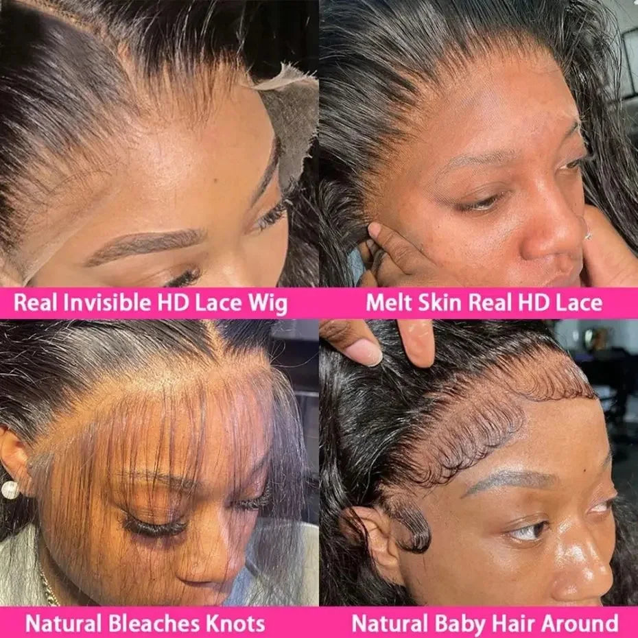 Curly HD Lace Front Wig – 100% Human Hair 13x6 Lace Frontal Deep Wave & Water Wave Wig, Affordable Wigs for Women