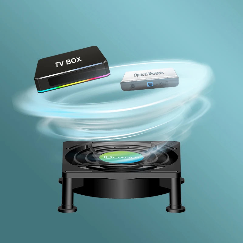 USB Mini Cooling Fan for TV Box – Silent Radiator Cooler for Android Set-Top Boxes 2025