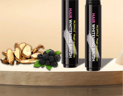4-Color Hair Dye Touch-Up Pen — Convenient Cream Stick for Covering White Hair, Disposable Local Hair Coloring