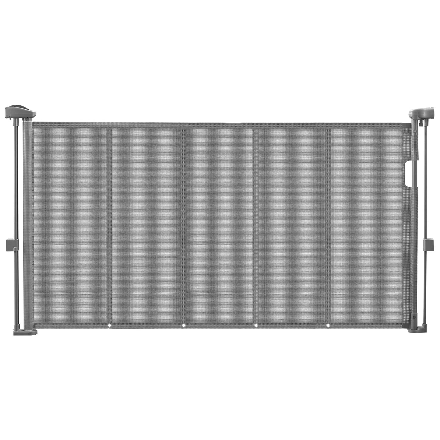 SucceBuy Retractable Baby Safety Gate 55/71/110 Inch – 34 Inch Tall Extendable Mesh Barrier for Kids & Pets, Easy Install Indoor Doorway Gate