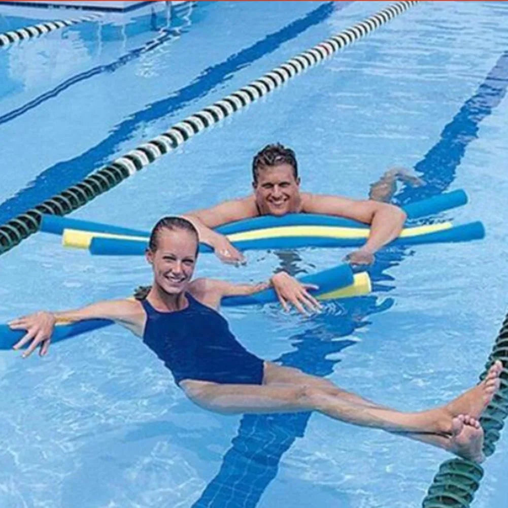 Portable Flexible Pool Noodle Float – EPE Buoyancy Swim Aid for Kids & Adults Summer Pool Training Stick 🌊🏊‍♂️