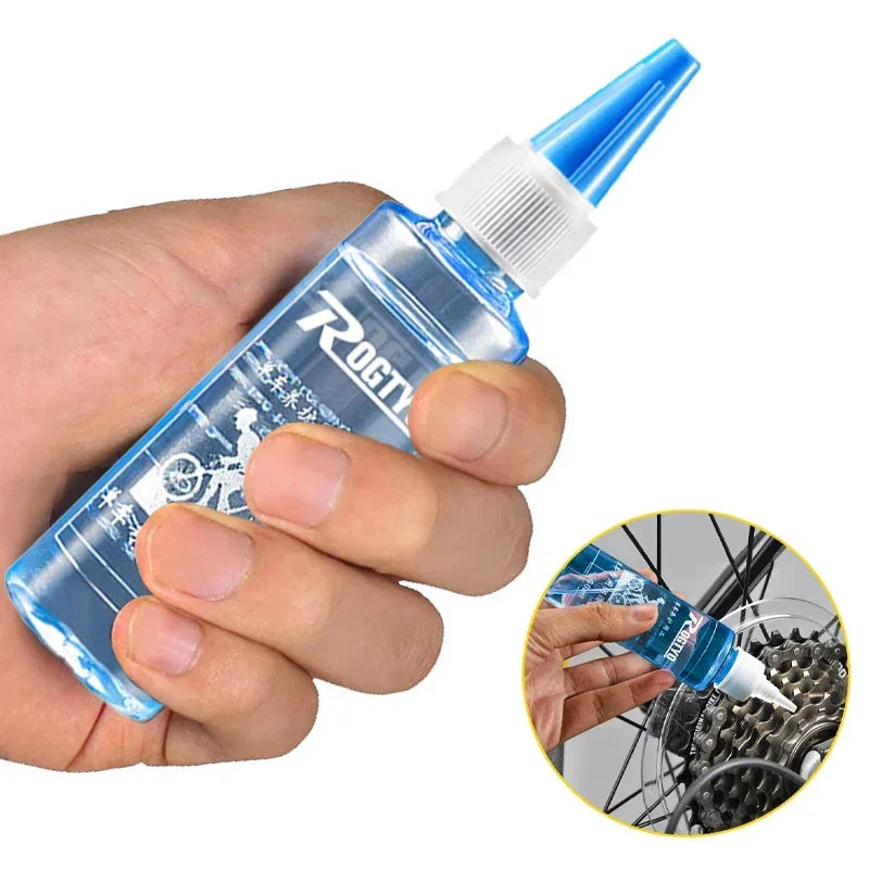 60ML Bicycle Chain Lubricant Oil – Dry Wax Lube for MTB & Road Bike Gear Maintenance, Smooth & Long-Lasting Performance