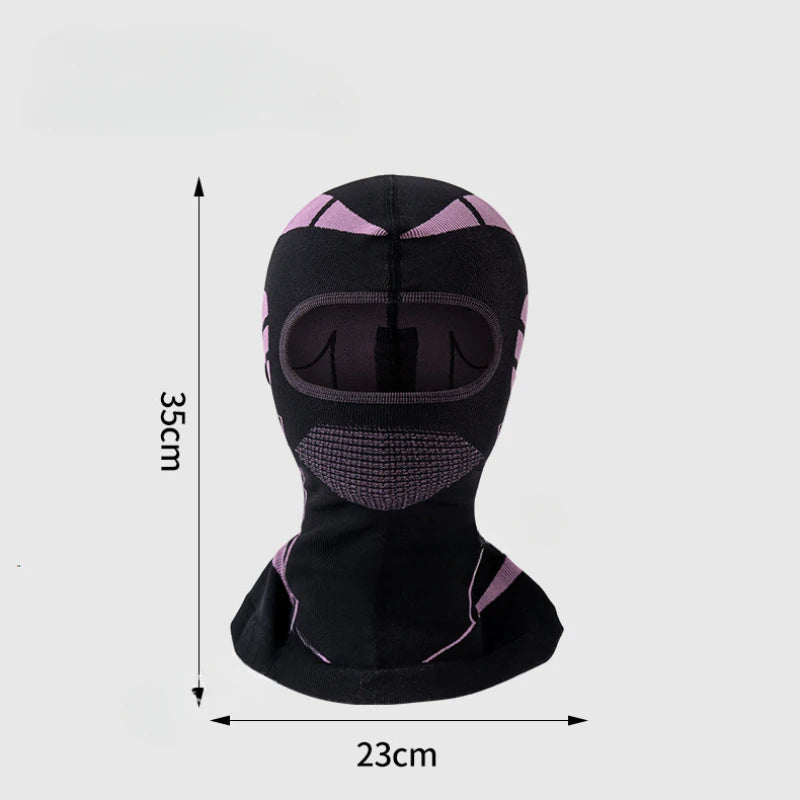 Cold-Proof Thermal Scarf and Winter Ski Hat Balaclava - Full Face Mask, Head and Neck Cover for Skiing, Cycling, Hunting, and Helmet Liner