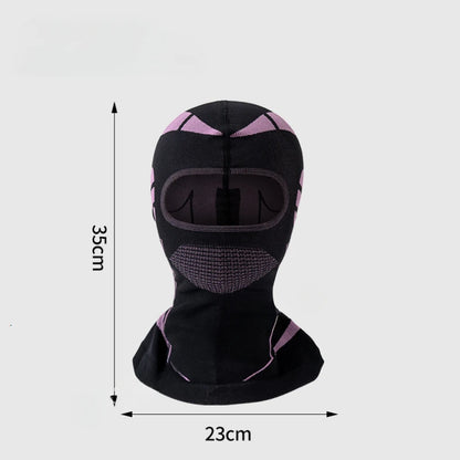 Cold-Proof Thermal Scarf and Winter Ski Hat Balaclava - Full Face Mask, Head and Neck Cover for Skiing, Cycling, Hunting, and Helmet Liner