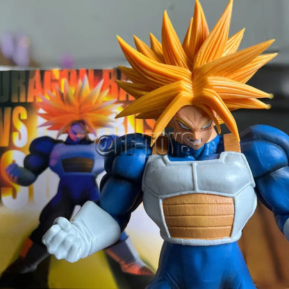 25cm Dragon Ball Z Super Trunks Action Figure — Super Saiyan PVC Collectible Toy for Kids & Fans