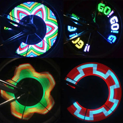 Waterproof LED Spoke Light for MTB and Road Bikes - Bicycle Wheel Tire Valve Stem Rim Decor, Cycling Accessories
