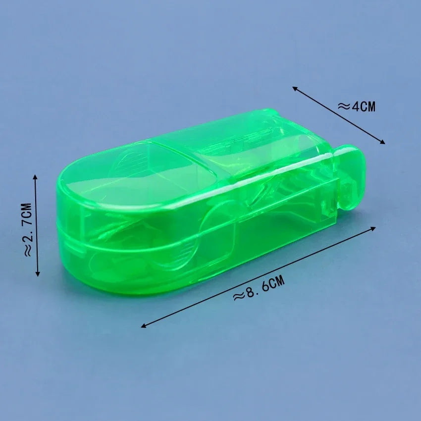 Portable Pill Cutter Box – Tablet Cutter & Medicine Holder for Easy Pill Splitting