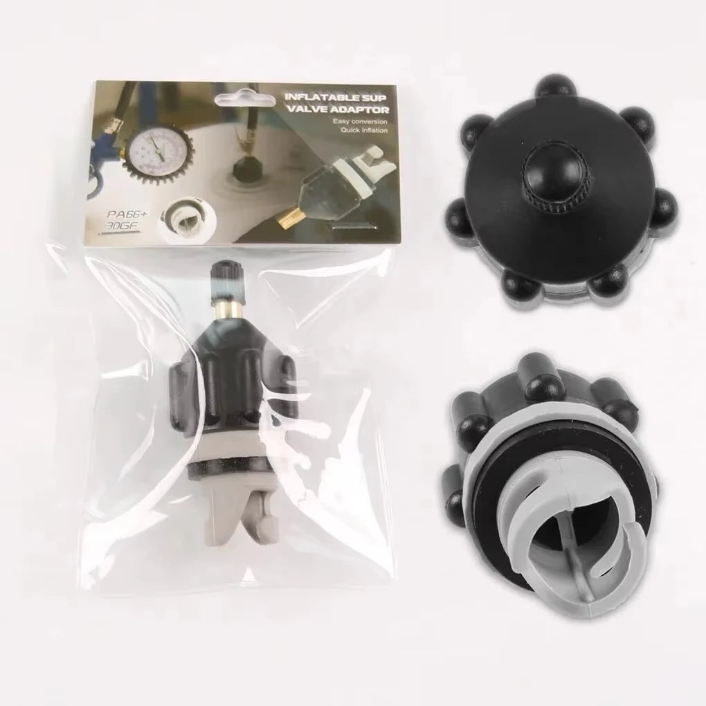 DIZETION Air Valve Adapter – Dustproof, Wear-Resistant Nylon Pump Adapter for Kayak, SUP Board & Boat Inflatable Valves