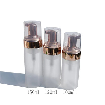 Refillable Plastic Foamer Pump Bottle - Soap & Cleanser Dispenser, 100ml/120ml/150ml Empty Hand Sanitizer Bottle