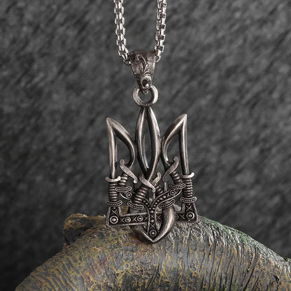 Gothic Skull Jesus Cross Necklace – Punk Catholic Amulet Jewelry for Men, Religious Pendant
