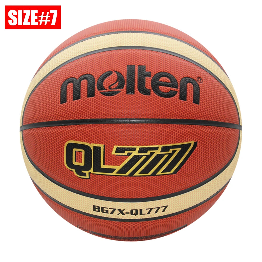 2025 Molten Basketball — Official Size 5/6/7 PU Indoor & Outdoor Ball for Men, Training, Match & Team Games