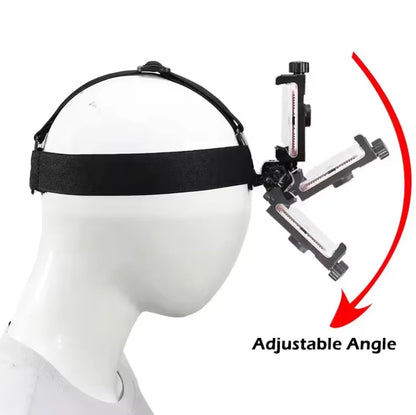 POV Video Headband Mount - Hands-Free Mobile Phone Shooting Bracket