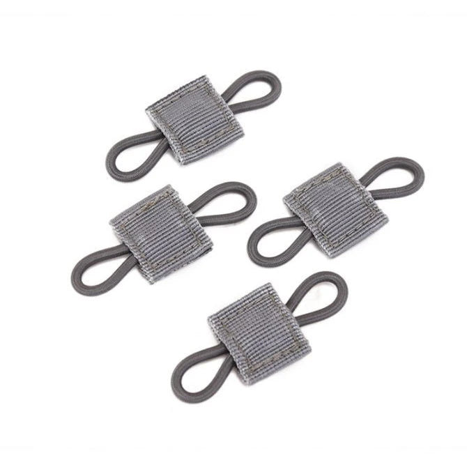 4/10Pcs MOLLE Elastic Retainer Straps - Tactical Webbing Attachment Buckles for Antenna, Flashlight & Gear Organization