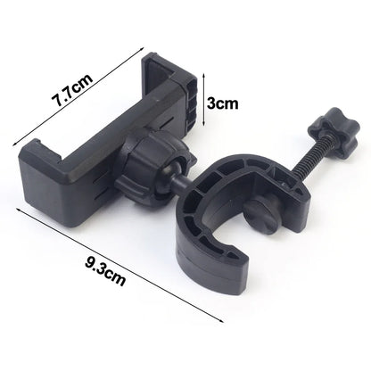 360° Rotating Tripod Phone Holder Mount Stand – Clip-On Microphone & Cellphone Support for All Smartphones Live Broadcast
