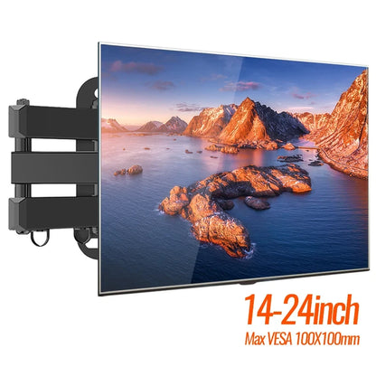 Universal Adjustable TV Wall Mount Bracket – Rotatable Holder for 14-32" LCD & LED Flat Panel Monitors