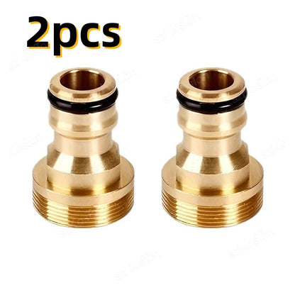 Universal Brass Faucet Adapter - Kitchen Tap Connector for Garden Hose, Watering & Basin Accessories