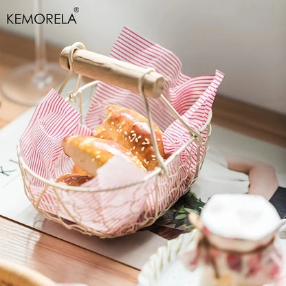 Wax Paper Food Wrappers 50Pcs/Lot | Food Grade Grease Paper for Bread, Sandwich, Burger | Oilpaper Baking Tool by KEMORELA