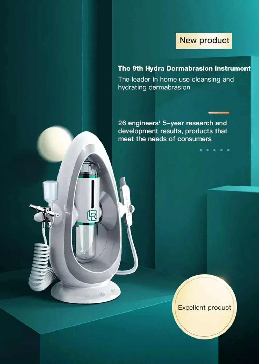 New Peeling Beauty Device – Small Bubble Oxygen Injection Hydra Dermabrasion Aqua Facial Cleaner for Blackhead Removal