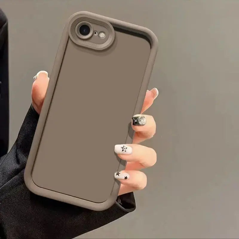 iPhone 16e Protective Case - Matte Soft Anti-Drop Cover with Camera Protection
