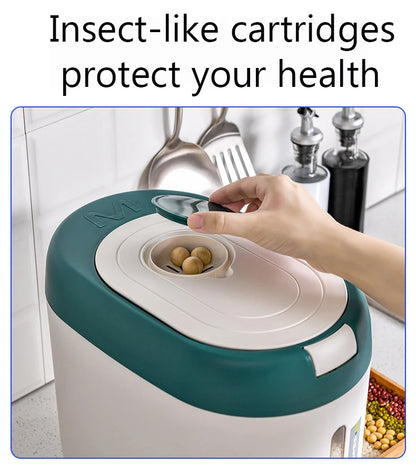 XIAOGUI 5KG/10KG Rice Dispenser - Kitchen Organizer & Storage Container, Cereal Jar for Home, Food Storage Box