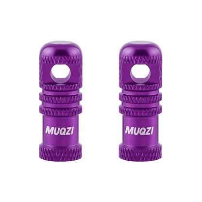 MUQZI 2/4PCS Presta Valve Caps with Core Remover — MTB Tubeless Tire Valve Stem Accessories