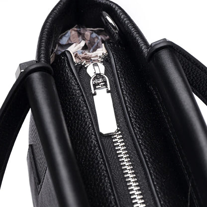 Luxury Cowhide Women’s Tote Bag – High-Quality Genuine Leather Shoulder and Crossbody Handbag, Fashionable Sac A Main