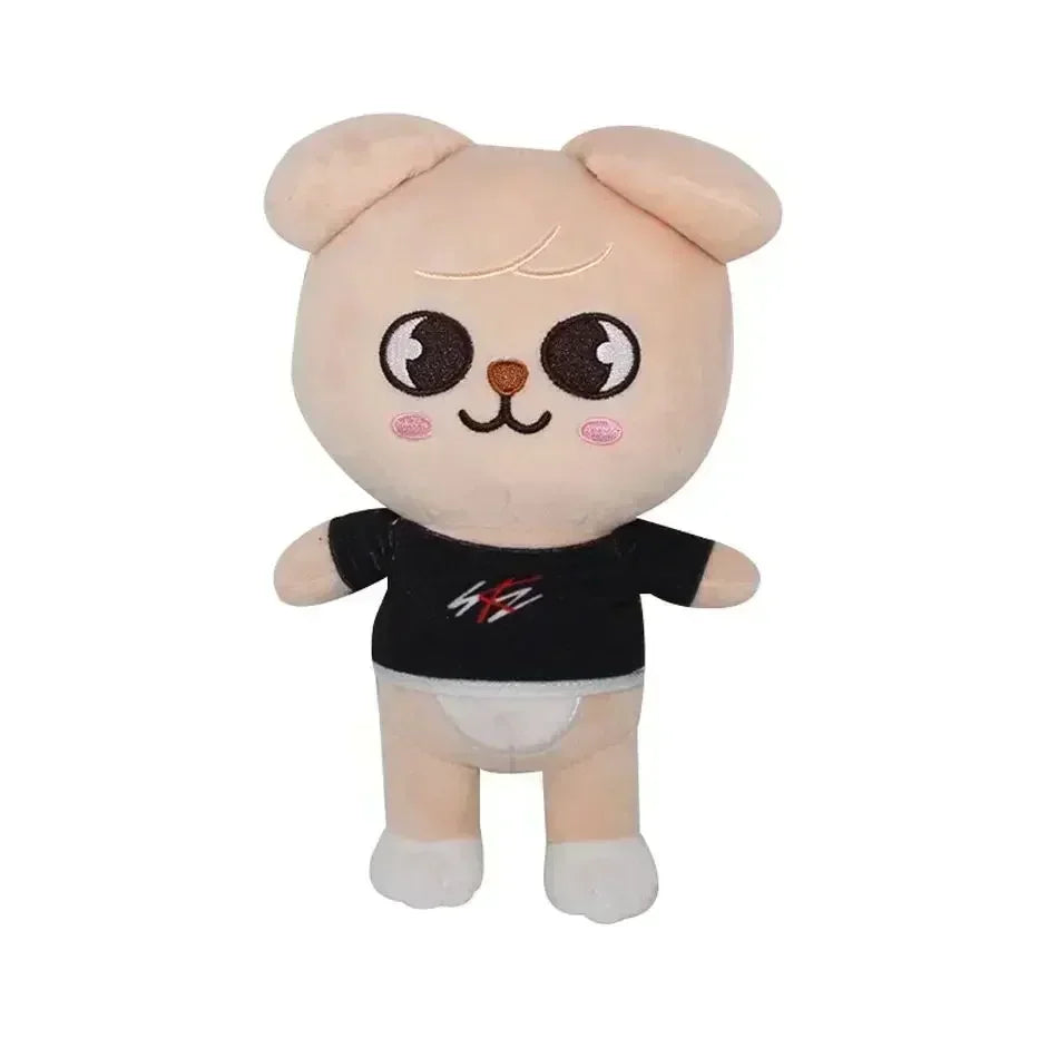 Kpop SKZOO Plush Keychain – Cute Dog Pendant Toy for Kids, Backpack Hanging, Birthday Gift