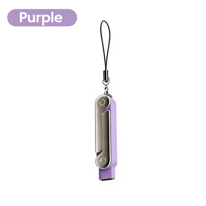 240W OTG Type-C Adapter – USB-C Male to Female Fast Charging & Data Transfer Converter with Foldable Holder Keychain Design