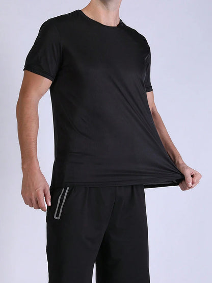 5PCS Men’s Quick Dry Sports T-Shirts – Ultralight Breathable Workout Tops for Running, Training & Gym