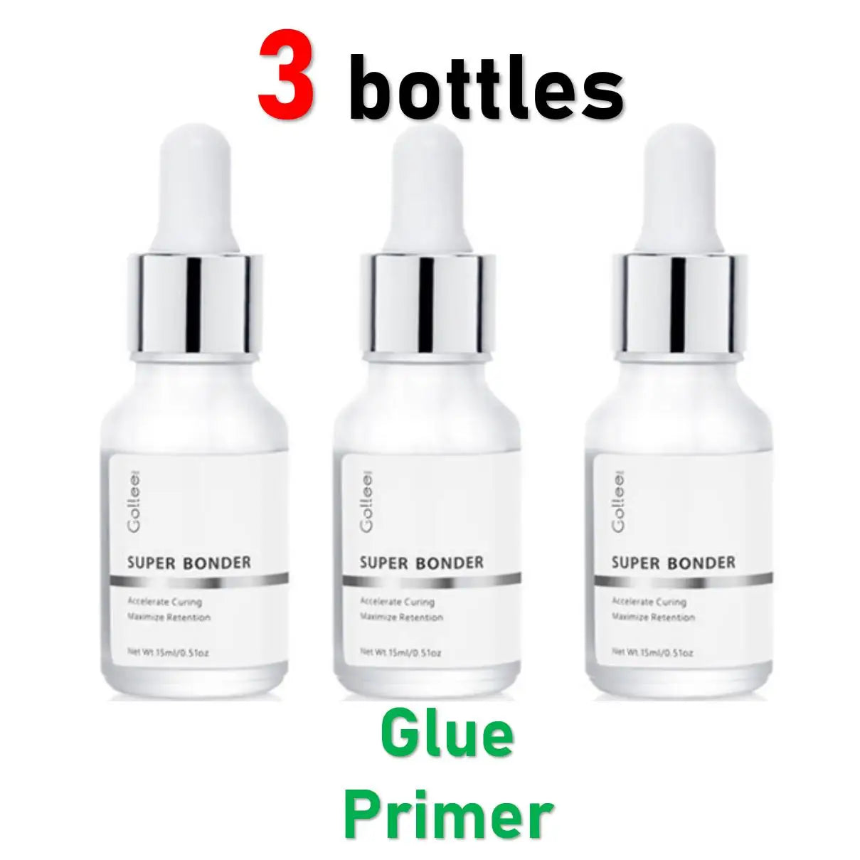 Gollee 0.5s Fast-Drying Eyelash Extension Glue – Waterproof Professional Adhesive for Salon Lashes