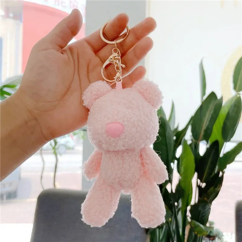 Doctor Teddy Bear Plush Toy – Small Sitting Doctor Bear Doll Pendant for Kids, Students & Graduation Gifts
