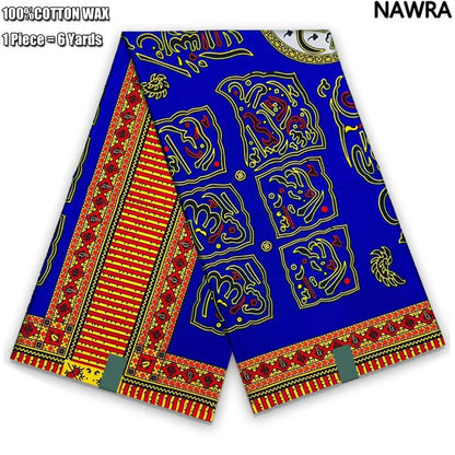 2026 African Real Wax Print Fabric - 100% Cotton Ghana Style Soft Ankara Pagne