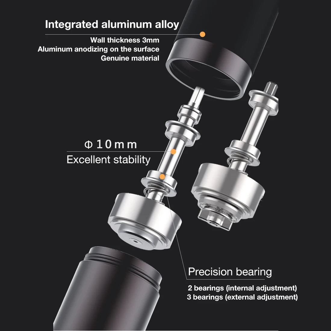 KINGrinder K4/K6 Manual Coffee Grinder — Portable 420 Stainless Steel Mill with 48mm Titanium-Plated Burr