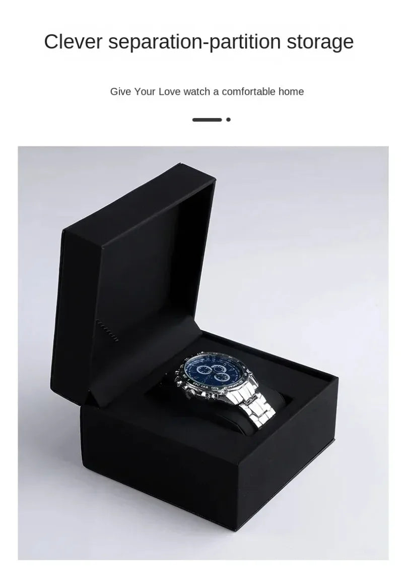 Custom Logo Watch Storage Box – Professional Packaging Case for Business, Transport & Personal Gift Use