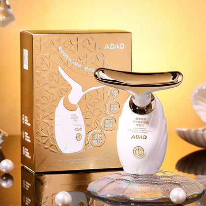 Microcurrent Face & Neck Lifting Device - Eye Massage, Skin Rejuvenation & Anti-Aging Beauty Massager